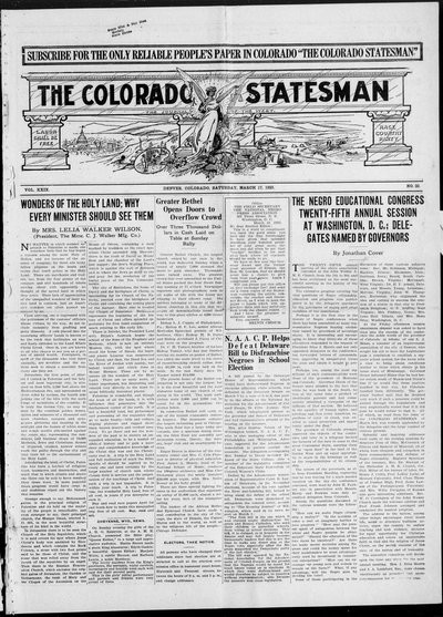Colorado Statesman, Mar 17, 1923