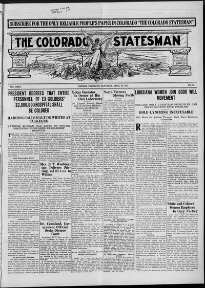 Colorado Statesman, Apr 28, 1923