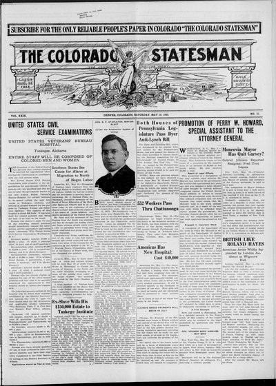 Colorado Statesman, May 19, 1923