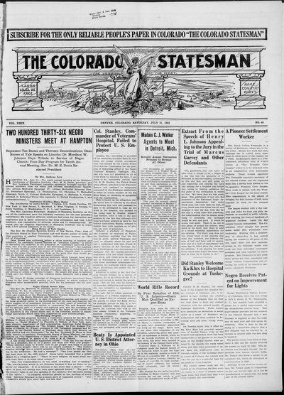 Colorado Statesman, Jul 21, 1923