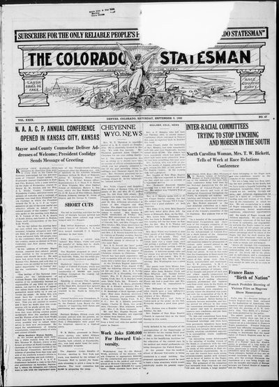 Colorado Statesman, Sep 8, 1923