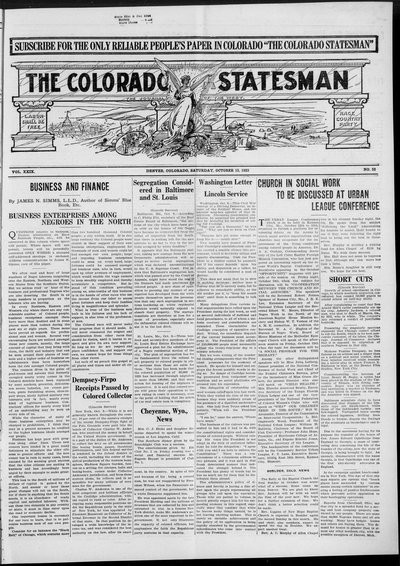 Colorado Statesman, Oct 13, 1923