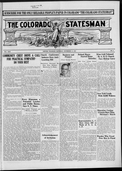 Colorado Statesman, Nov 10, 1923