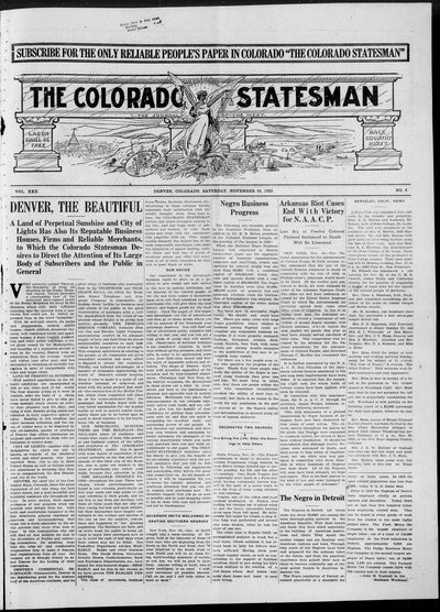 Colorado Statesman, Nov 24, 1923