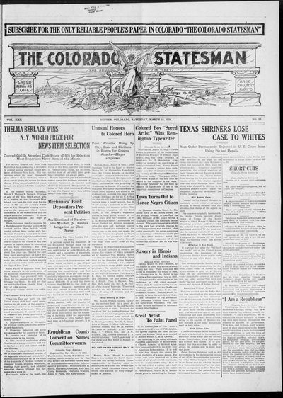 Colorado Statesman, Mar 15, 1924