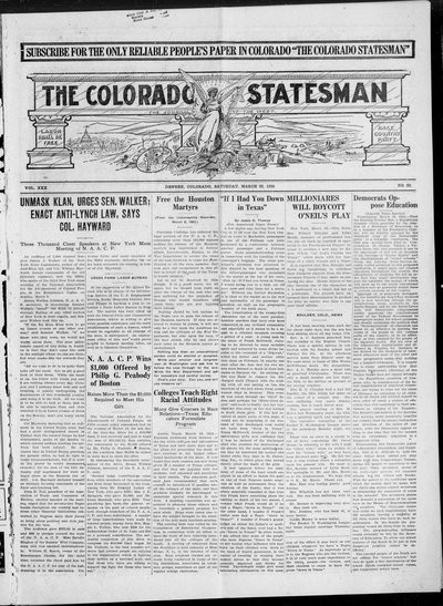 Colorado Statesman, Mar 22, 1924