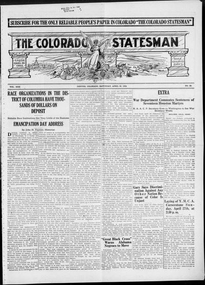 Colorado Statesman, Apr 26, 1924