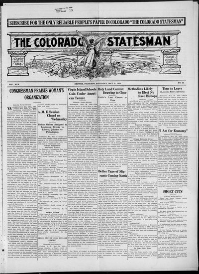Colorado Statesman, May 31, 1924