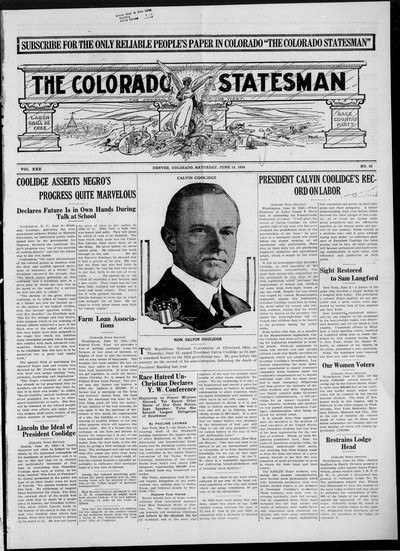 Colorado Statesman, Jun 14, 1924