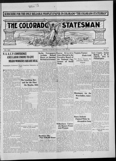 Colorado Statesman, Jul 12, 1924