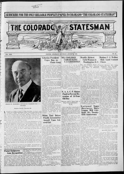 Colorado Statesman, Aug 9, 1924