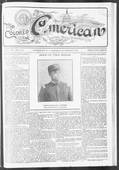 The Colored American, Nov 23, 1901