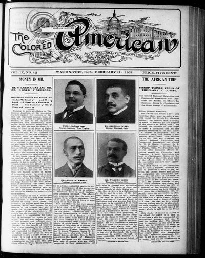 The Colored American, Feb 21, 1903