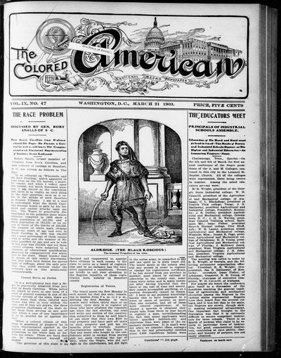 The Colored American, Mar 21, 1903