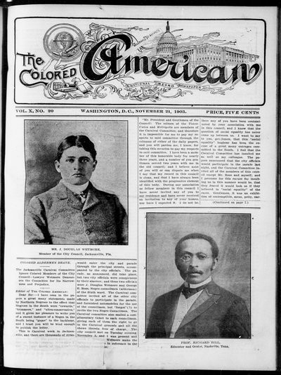 The Colored American, Nov 21, 1903