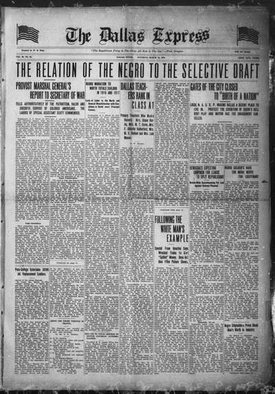Dallas Express, Mar 15, 1919