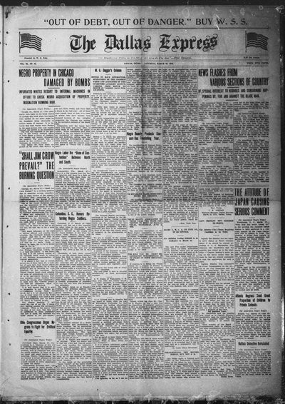 Dallas Express, Mar 29, 1919
