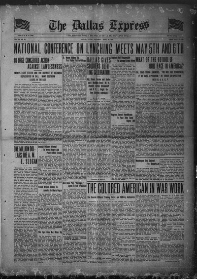 Dallas Express, Apr 26, 1919