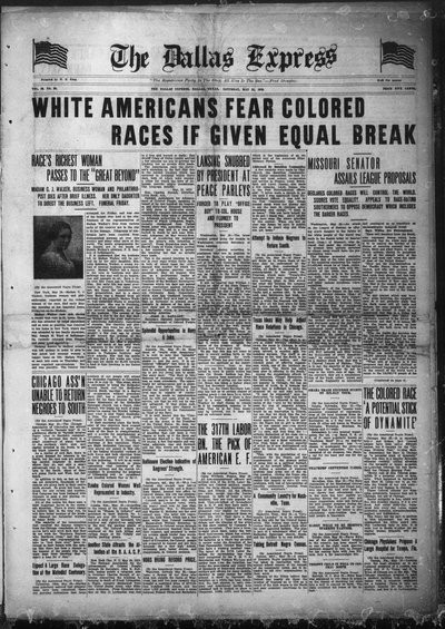 Dallas Express, May 31, 1919