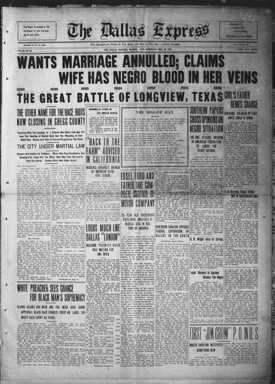 Dallas Express, Jul 19, 1919
