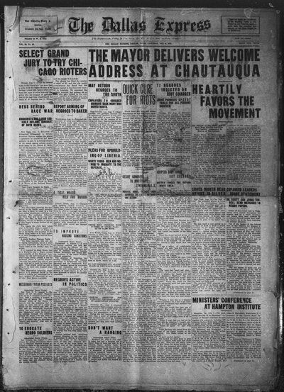 Dallas Express, Aug 9, 1919