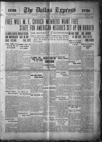 Dallas Express, Aug 30, 1919