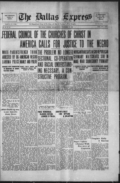 Dallas Express, Sep 27, 1919