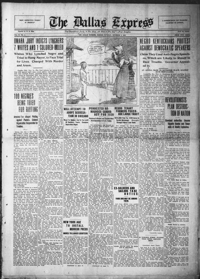 Dallas Express, Nov 8, 1919