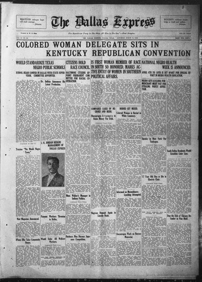 Dallas Express, Mar 13, 1920