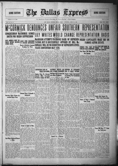 Dallas Express, Apr 10, 1920
