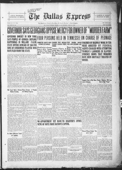 Dallas Express, Apr 23, 1921