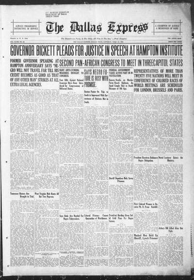 Dallas Express, Apr 30, 1921