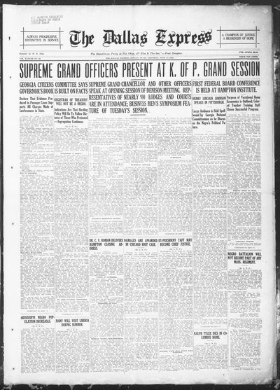 Dallas Express, Jun 11, 1921