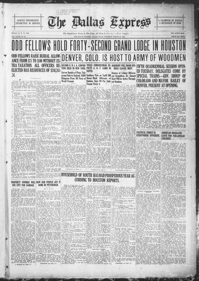 Dallas Express, Aug 13, 1921