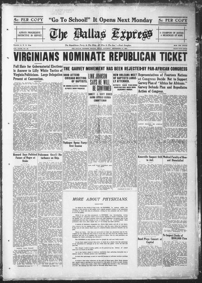 Dallas Express, Sep 17, 1921