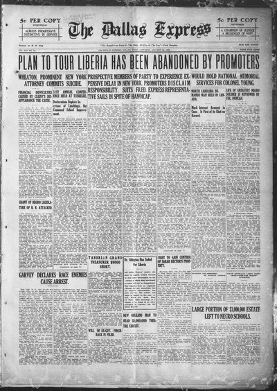 Dallas Express, Jan 28, 1922