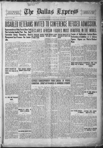 Dallas Express, May 13, 1922