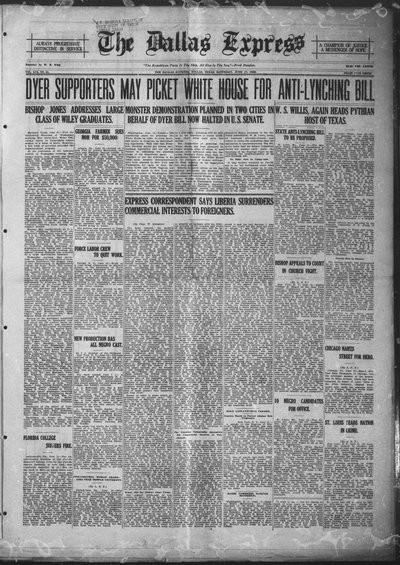 Dallas Express, Jun 17, 1922