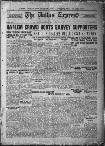 Dallas Express, Aug 26, 1922