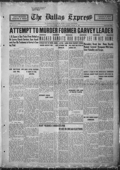 Dallas Express, Jan 13, 1923