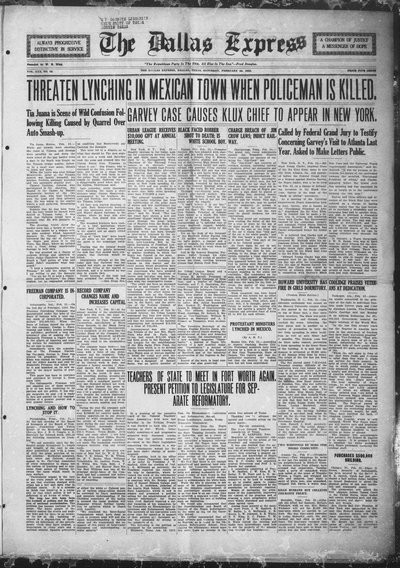 Dallas Express, Feb 24, 1923