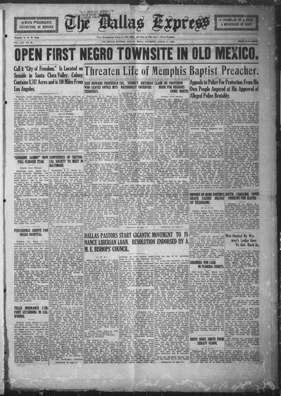 Dallas Express, Mar 17, 1923