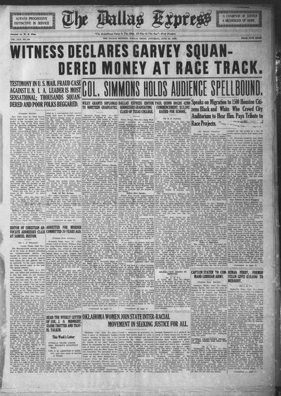 Dallas Express, Jun 16, 1923
