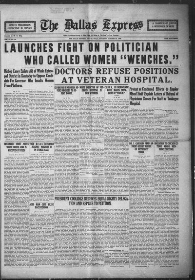 Dallas Express, Oct 20, 1923