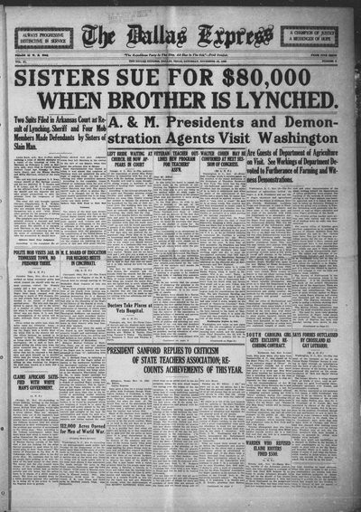 Dallas Express, Nov 10, 1923