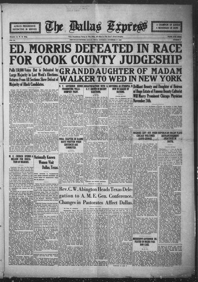Dallas Express, Nov 17, 1923
