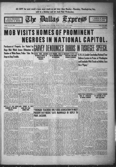 Dallas Express, Nov 24, 1923