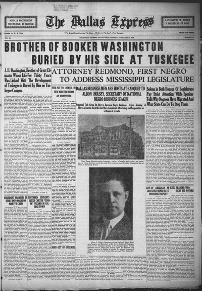 Dallas Express, Feb 16, 1924