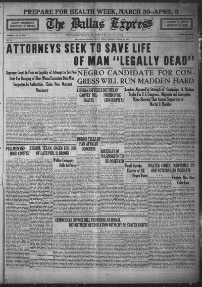 Dallas Express, Mar 29, 1924