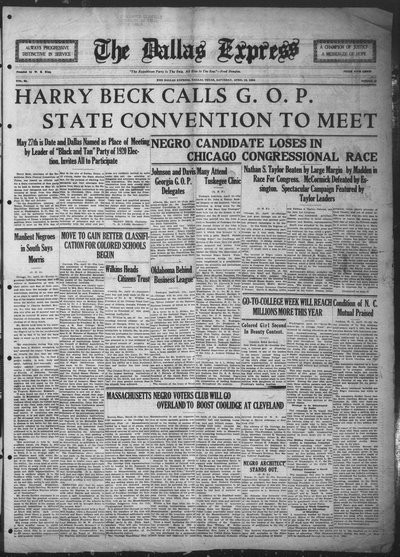 Dallas Express, Apr 19, 1924
